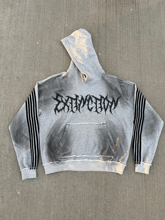 Grey “Extinction” hoodie